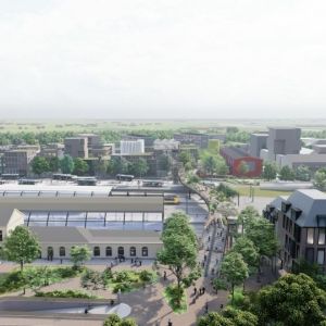 Zwolle krijgt unieke, groene 'opgetilde straat' over het spoor